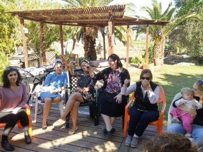 טקס חלוקת תעודות קורס מדריכות הנקה חיפה 2014